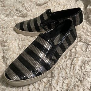 Sequin Michael Kors slip ons